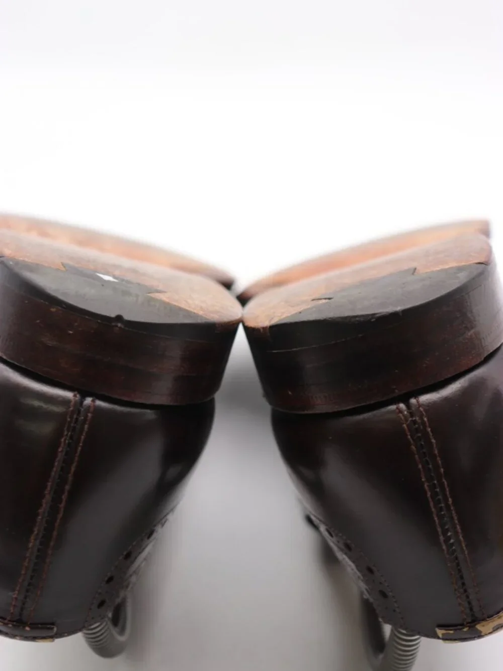 Church's Oxford Dress Shoe Men’s 8.5 F UK 9.5 Dark Brown Leather Cap Toe England